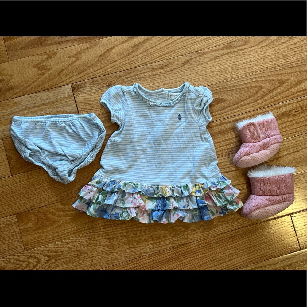 Ralph Lauren Outfit and Booties Lot